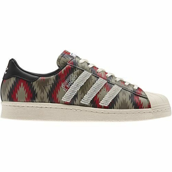 Adidas Originals Men's Neighborhood Shell-Toe Sneakers Size 11.5 us M25786 - Picture 2 of 4